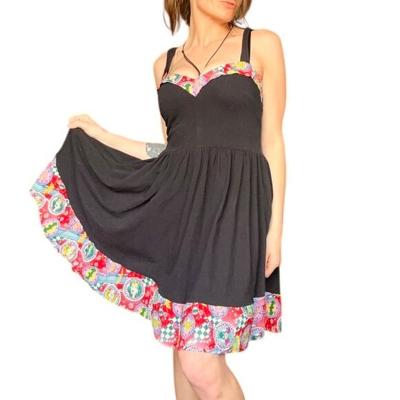 Marvel Comics Wonder Woman, Bat Girl, Supergirl black comicon cosplay dress M-L - Picture 3 of 8